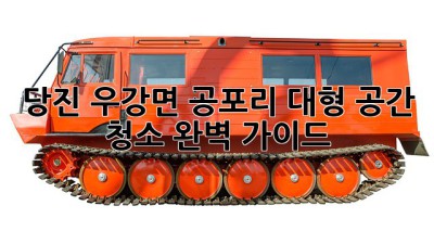 당진 우강면 공포리 대형 공간 청소🧹 완벽 가이드! ✨