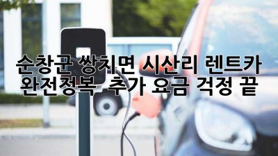 순창군 쌍치면 시산리 렌트카 완전정복 🚗💨 추가 요금 걱정 끝!
